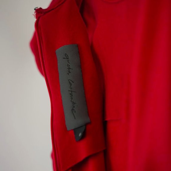 Greta Constantine Zhazha Red Cutout Dress - Picture 7 of 7